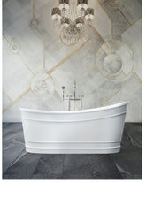 RITZ Freestanding Bathtub 1676mm Matte White from display